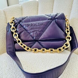 Prada System Padded Napa Patchwork Bag
